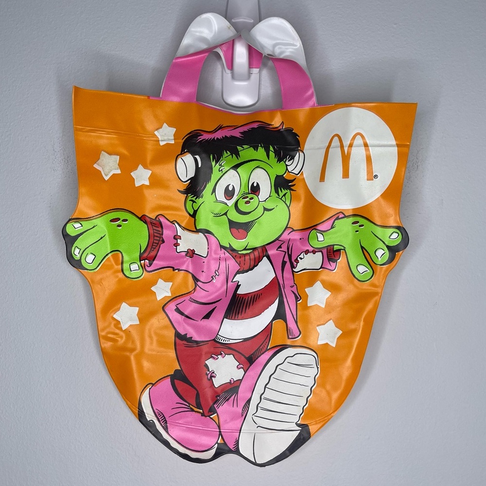 1990 McDonald's Halloween Trick or Treat Bag Frankenstein